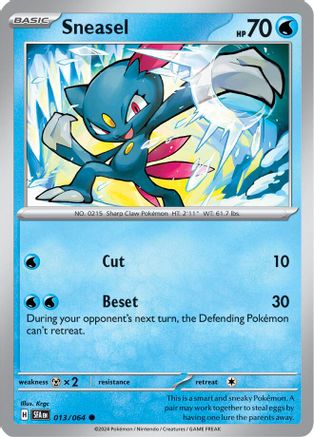 Sneasel 013 SV Shrouded Fable - Common