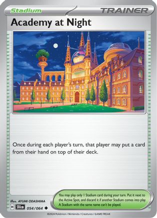 Academy at Night 054 - Reverse Holofoil SV Shrouded Fable - Uncommon