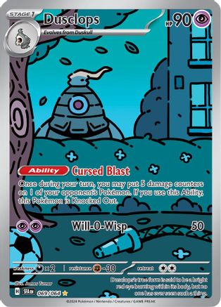 Dusclops 069/064 - Holofoil SV Shrouded Fable - Illustration Rare