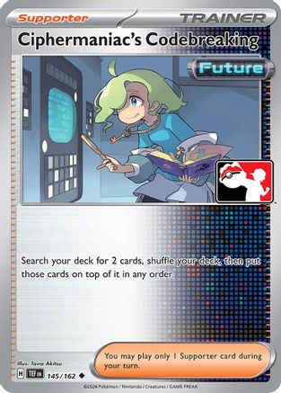Ciphermaniac's Codebreaking 145 - Holofoil Prize Pack Series Cards - Uncommon