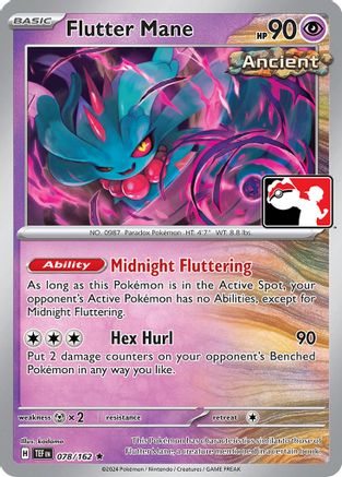 Flutter Mane 078/162 Prize Pack Series Cards - Rare