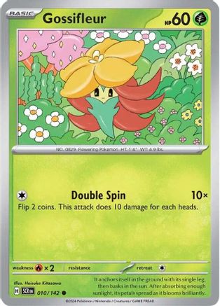 Gossifleur 010 - Reverse Holofoil SV07 Stellar Crown - Common