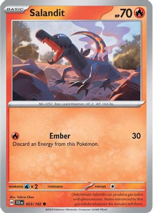 Salandit 023 SV07 Stellar Crown - Common