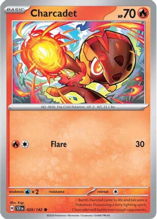 Charcadet 029 - Reverse Holofoil SV07 Stellar Crown - Common
