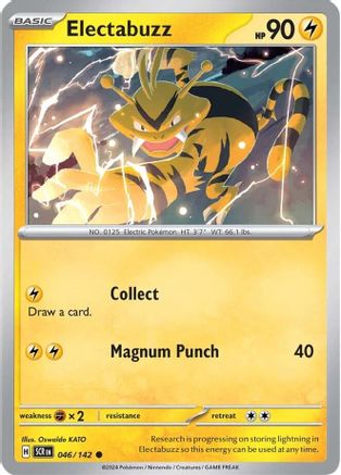 Electabuzz 046 - Reverse Holofoil SV07 Stellar Crown - Common