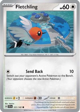 Fletchling 121 SV07 Stellar Crown - Common