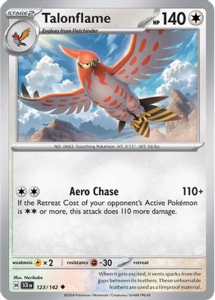 Talonflame 123 SV07 Stellar Crown - Uncommon