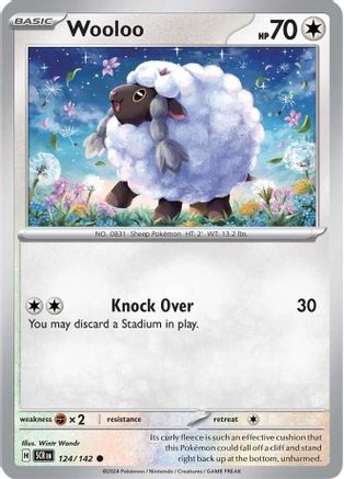 Wooloo 124 SV07 Stellar Crown - Common