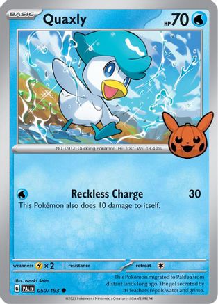 Quaxly 050/193 Trick or Trade BOOster Bundle 2024 - Common