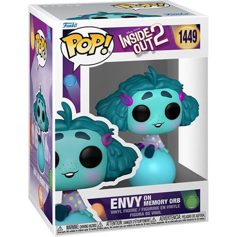 Funko Pop! Disney: Inside Out 2 - Envy On Memory Orb #1449 *PREORDER*