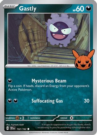 Gastly 102/162 Trick or Trade BOOster Bundle 2024 - Common