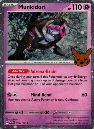 Munkidori (Cosmos Holo) 095 - Holofoil Trick or Trade BOOster Bundle 2024 - Holo Rare