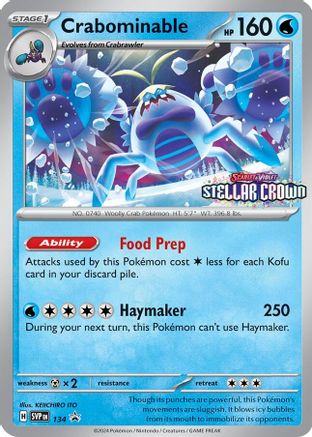Crabominable 134 - Holofoil SV Scarlet & Violet Promo Cards - Promo