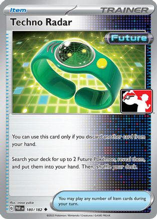 Techno Radar 180 - Holofoil Prize Pack Series Cards - Uncommon