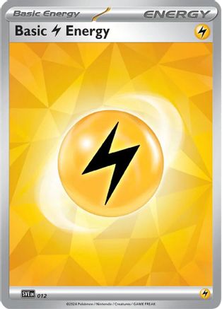 Basic Lightning Energy 012 SVE Scarlet & Violet Energies - Common