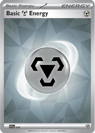 Basic Metal Energy 016 - Holofoil SVE Scarlet & Violet Energies - Common