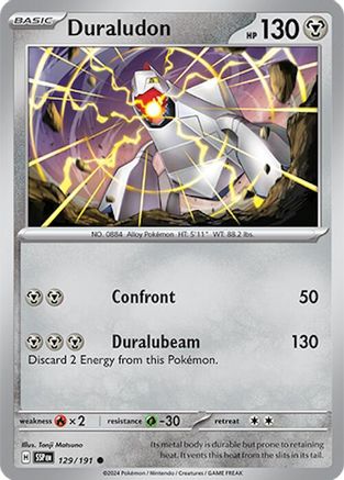 Duraludon 129 SV08 Surging Sparks - Common
