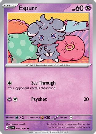 Espurr 084 SV08 Surging Sparks - Common