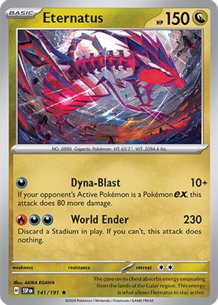 Eternatus 141 - Holofoil SV08 Surging Sparks - Rare