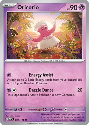 Oricorio 089/191 SV08 Surging Sparks - Common