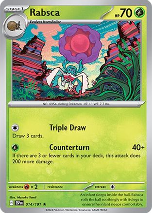 Rabsca 014 - Holofoil SV08 Surging Sparks - Rare