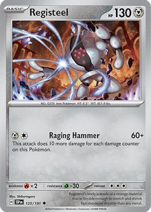 Registeel 125 SV08 Surging Sparks - Uncommon