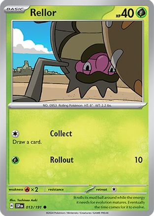 Rellor 013 - Reverse Holofoil SV08 Surging Sparks - Common