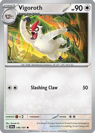 Vigoroth 146 SV08 Surging Sparks - Common