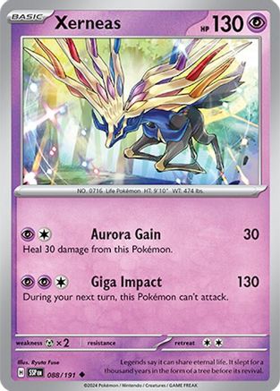 Xerneas 088 SV08 Surging Sparks - Uncommon