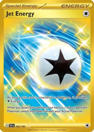 Jet Energy 252 - Holofoil SV08 Surging Sparks - Hyper Rare