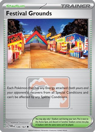Festival Grounds (League Promo) 149/167 - Reverse Holofoil League & Championship Cards - Uncommon