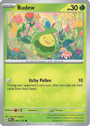 Budew 004 - Reverse Holofoil SV Prismatic Evolutions - Common