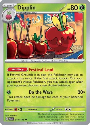 Dipplin 010 - Reverse Holofoil SV Prismatic Evolutions - Uncommon