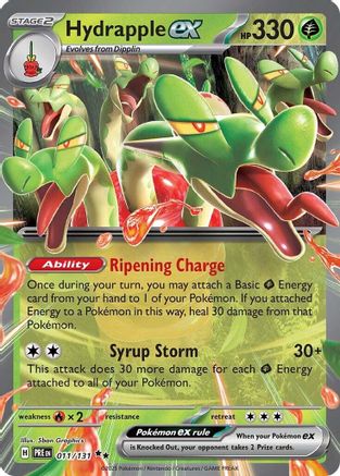 Hydrapple ex 011 - Holofoil SV Prismatic Evolutions - Double Rare
