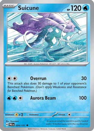 Suicune 024 SV Prismatic Evolutions - Uncommon