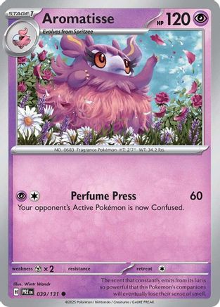 Aromatisse 039 - Reverse Holofoil SV Prismatic Evolutions - Common