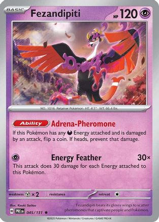 Fezandipiti 045 - Holofoil SV Prismatic Evolutions - Rare