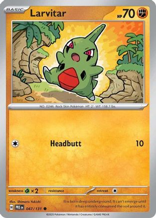 Larvitar 047 SV Prismatic Evolutions - Common