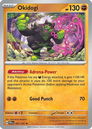 Okidogi 057 - Reverse Holofoil SV Prismatic Evolutions - Rare