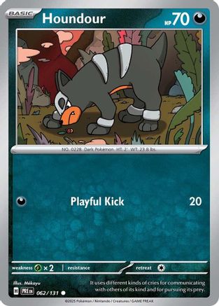 Houndour 062 SV Prismatic Evolutions - Common