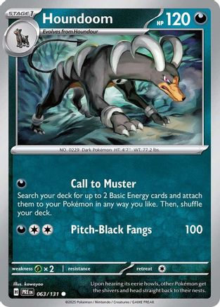 Houndoom 063 SV Prismatic Evolutions - Common