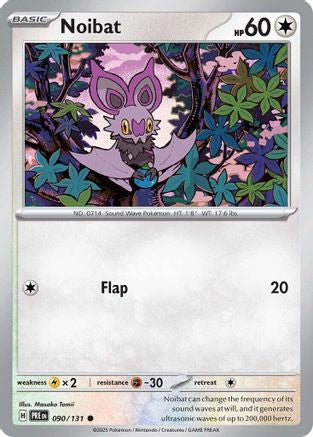Noibat 090 - Reverse Holofoil SV Prismatic Evolutions - Common