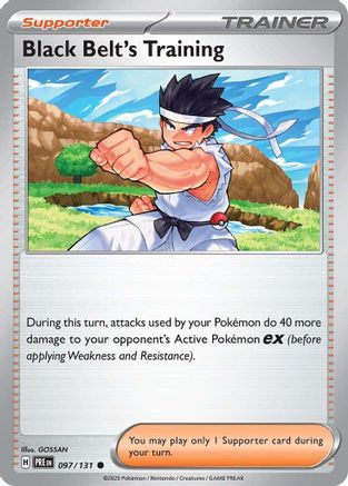 Black Belt's Training 097/131 SV Prismatic Evolutions - Common