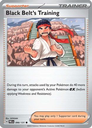 Black Belt's Training 098/131 SV Prismatic Evolutions - Common