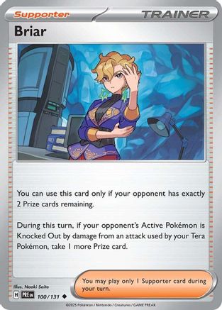 Briar 100 - Reverse Holofoil SV Prismatic Evolutions - Uncommon