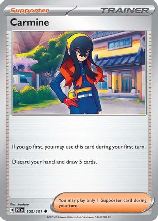 Carmine 103 SV Prismatic Evolutions - Uncommon