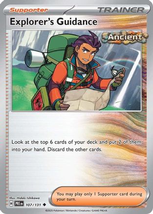Explorer's Guidance 107 SV Prismatic Evolutions - Uncommon