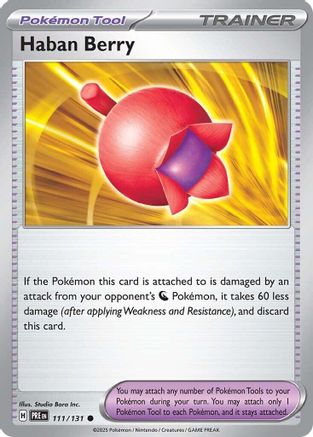 Haban Berry 111 SV Prismatic Evolutions - Common