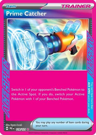 Prime Catcher 119 - Holofoil SV Prismatic Evolutions - ACE SPEC Rare