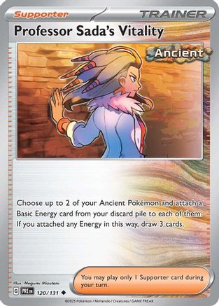 Professor Sada's Vitality 120 - Reverse Holofoil SV Prismatic Evolutions - Uncommon